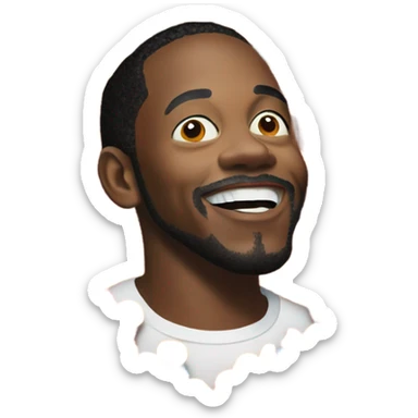 kendrick lamarr eating candy sticker