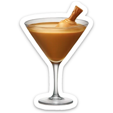 caramel martini sticker