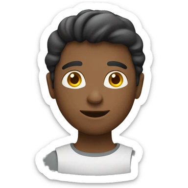 person editing sticker