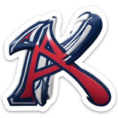 Atlanta Braves logo sticker