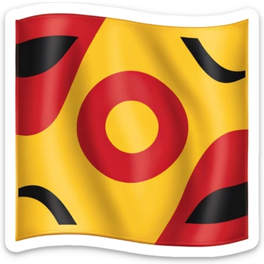 Aboriginal flag sticker