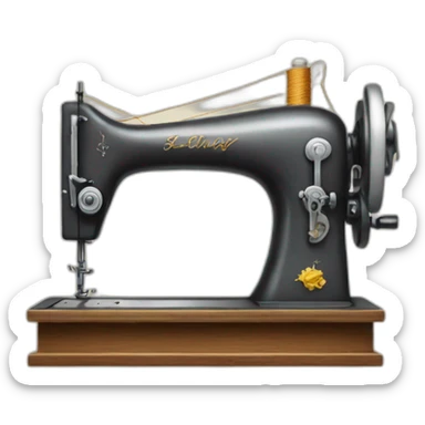 sewing-machine sticker
