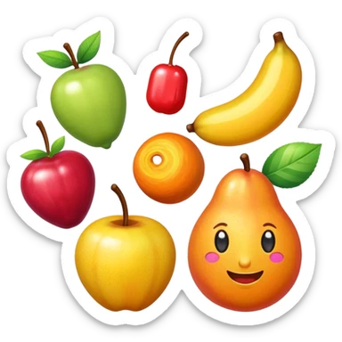 Candy-Coated Fruits sticker