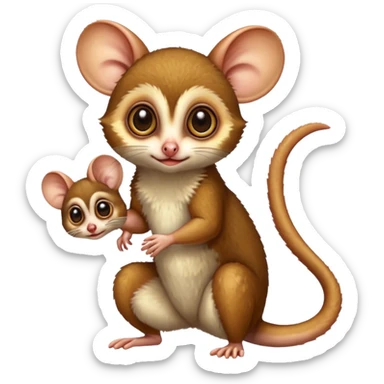 Mouse lemur sticker