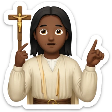 너를 가르키는 예수님 sticker