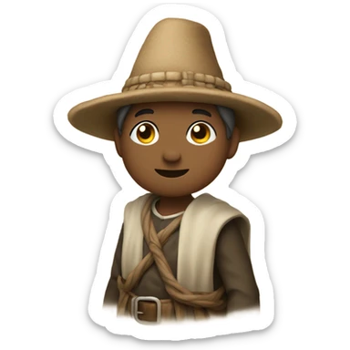 Pilgrim that lives in a tree sticker