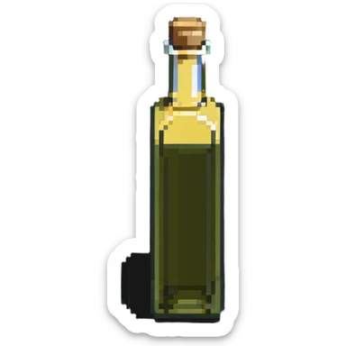 bottle of olive oil sticker