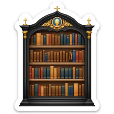 catholic library  sticker