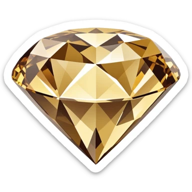 beige 56-carat diamond sticker