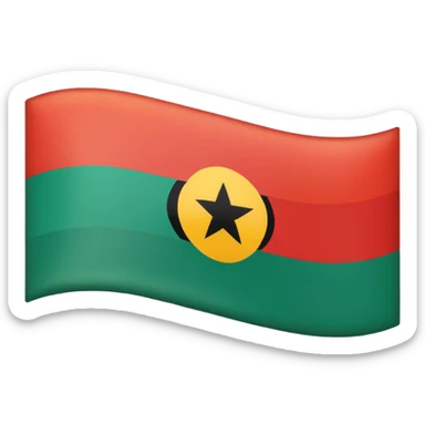 Africa-flag sticker