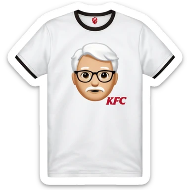 KFC t-shirt sticker