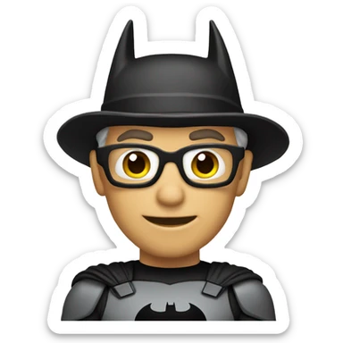 batman geek sticker