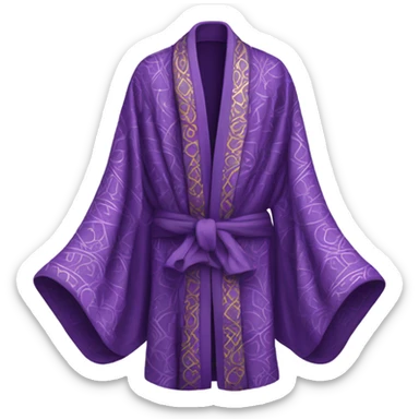 Purple robe sticker