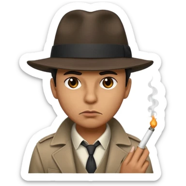gangster character sticker