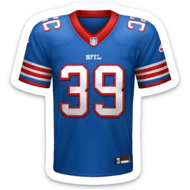 shirt nfl blue (#00A3E0) and red (#F9423A) sticker