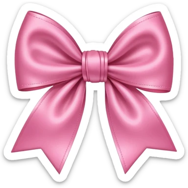 Mašľa ružová sticker