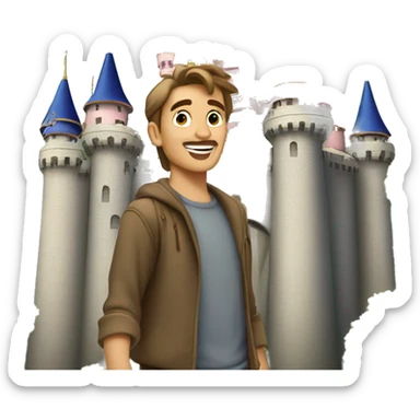 Disney world castle wanderer sticker