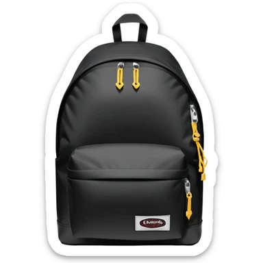 Sac à dos eastpak noir classique  sticker
