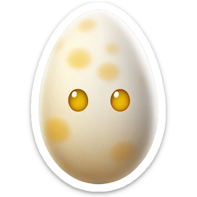 speckled egg sticker