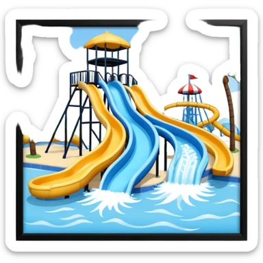 Water park  sticker