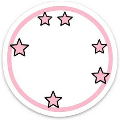Pink Stars sticker