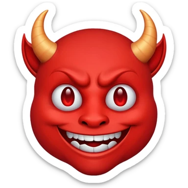 I need a devil in the night emoji sticker