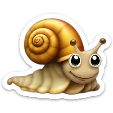 Cute little Snail  sticker
