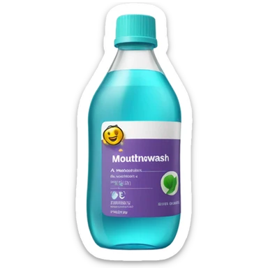 mouthwash sticker