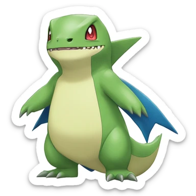 Larvitar-Sharpedo-Gabite-Digimon Full Body sticker
