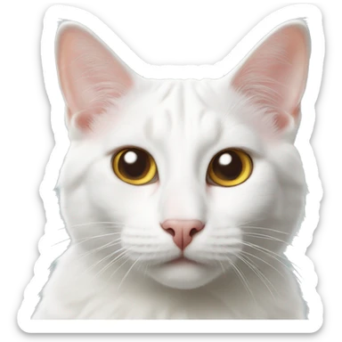 turkish van cat sticker