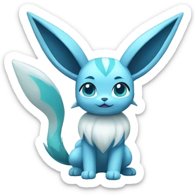 Glaceon full body sticker