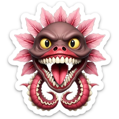 A demogrogonfrom Stranger Things sticker