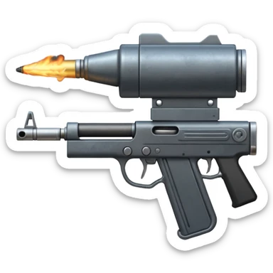 make a machine gun firing sticker