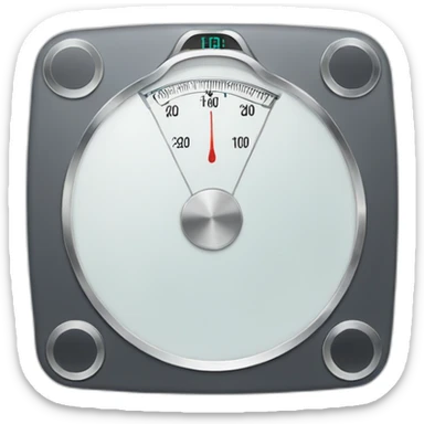 bathroom scale sticker