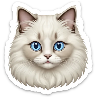 Ragdoll cat sticker