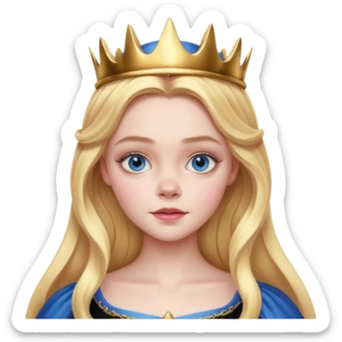 Elle fanning as princess Aurora in Maleficent sticker