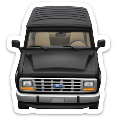 1995 black ford bronco sticker