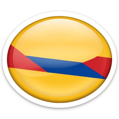 Bandera de colombia circular sticker