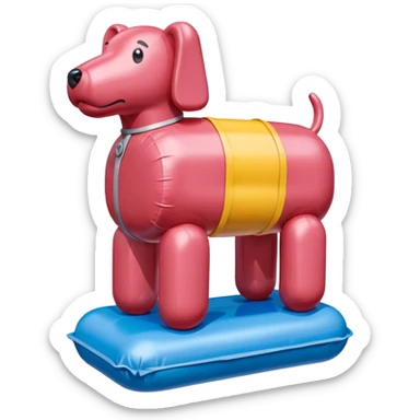  paris SPAM meat jeff koons style inflatable sculpture art painting  sticker