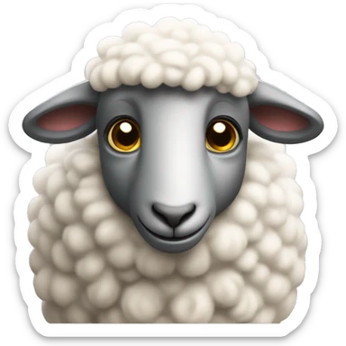 Happy sheep with the inscription „hype” sticker