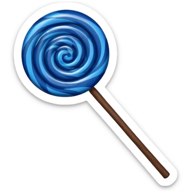 i want dark blue and black lollipop with dark stick sticker
