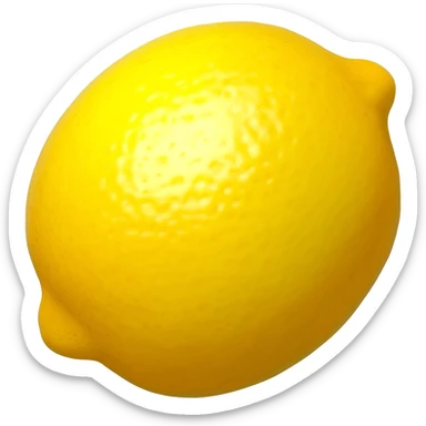 Lemon sticker