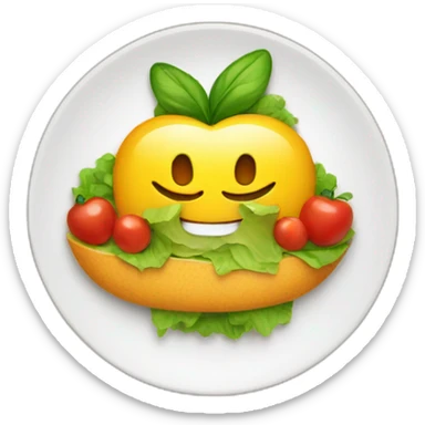 Healthy food,single sticker