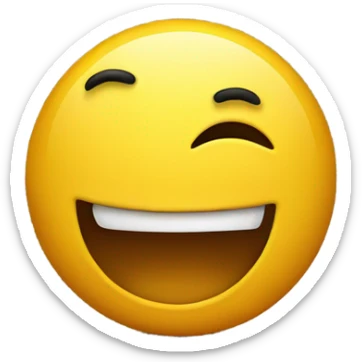 A normal emoji making the rock face with the raised eyebrows  sticker