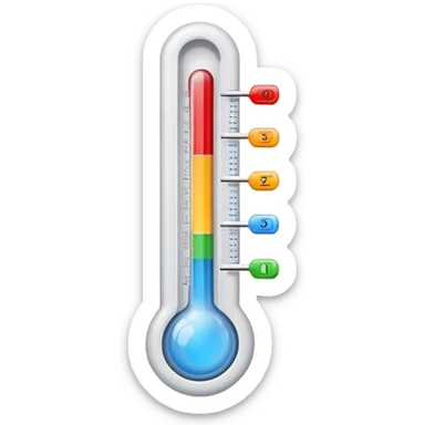 thermometer for emotio sticker