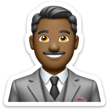 Posh-man-with-gray-suit-and-monopoly-money sticker