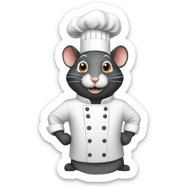 raton chef sticker