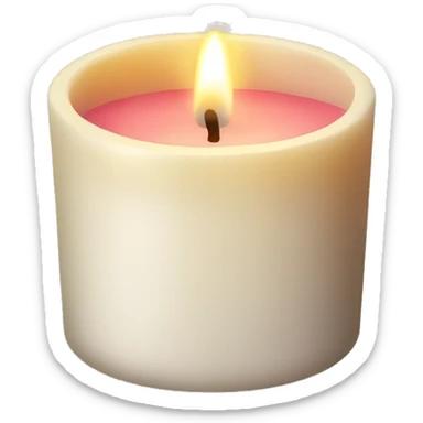 Aroma candle sticker