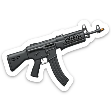assault rifle sticker