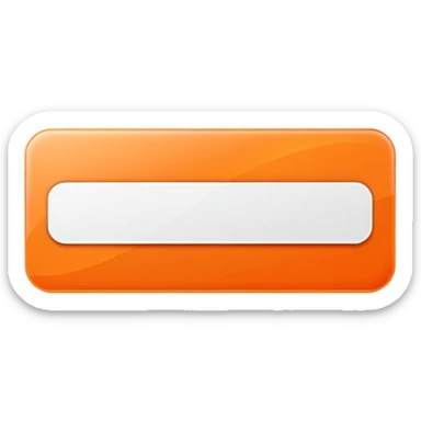 elegant horizontal banner using HEX code #FF6A00 as the color sticker